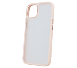 Slika izdelka: Satin silikonski ovitek za iPhone 14 Pro Max - prozorno roza
