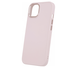 Slika izdelka: Satin silikonski ovitek za iPhone 16 - roza