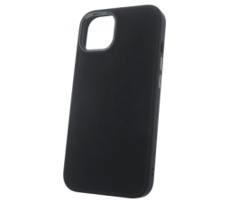 Slika 2 izdelka: Satin silikonski ovitek za iPhone 16 - črn