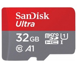 Slika izdelka: SDHC SanDisk micro 32GB Ultra, 120MB/s, UHS-I, C10, A1