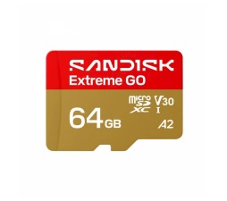 Slika izdelka: SDXC SanDisk micro 64GB Extreme GO, 170/80MB/s, UHS-I, V30, U3, A2