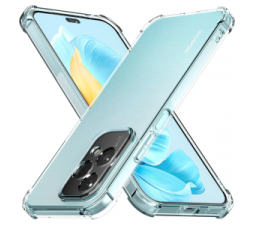 Slika 2 izdelka: Silikonski ovitek ANTISHOCK za Honor 200 Lite - prozoren