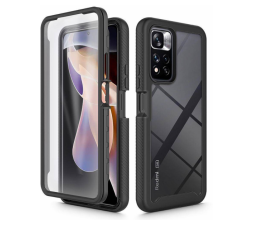 Slika izdelka: Silikonski ovitek Armor 360 za Xiaomi Redmi Note 11 Pro - črn