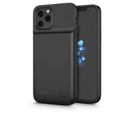 Slika izdelka: Silikonski ovitek Tech Power za iPhone 12 Pro Max / iPhone 13 Pro Max z baterijo 4800 mAh - črn