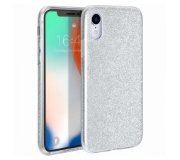 Slika izdelka: Silikonski ovitek z bleščicami Bling za iPhone 11 Pro Max srebrn