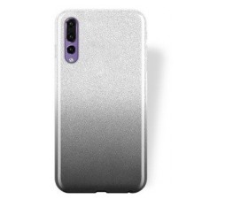 Slika izdelka: Silikonski ovitek z bleščicami Bling 2v1 za iPhone SE 2020 / 7 / 8 - srebrno siv