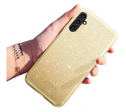 Slika izdelka: Silikonski ovitek z bleščicami Bling za Samsung Galaxy A25 - zlat