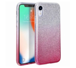 Slika izdelka: Silikonski ovitek z bleščicami Bling 2v1 za Samsung Galaxy A32 A326 5G srebrno roza