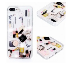 Slika 2 izdelka: Silikonski ovitek z bleščicami MAKE UP za iPhone X / iPhone Xs