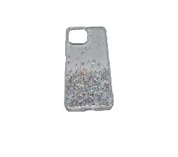 Slika izdelka: Silikonski ovitek z bleščicami SPARKLE za iPhone 15 - prozoren
