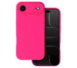 Slika 2 izdelka: Silikonski ovitek za iPhone 17 Air - mat liquid - roza
