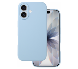 Slika izdelka: Silikonski ovitek za iPhone 17 - mat liquid - temno moder