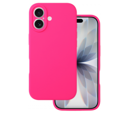 Slika 2 izdelka: Silikonski ovitek za iPhone 17 - mat liquid roza