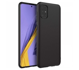 Slika izdelka: Silikonski ovitek za Samsung Galaxy A12 A125 - mat črn