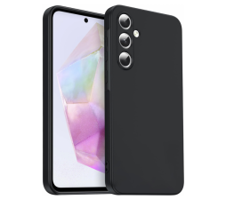 Slika izdelka: Silikonski ovitek za Samsung Galaxy A16 - mat liquid črn