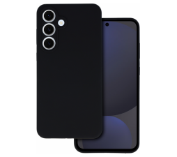 Silikonski ovitek za Samsung Galaxy S25 Plus - mat liquid črn 