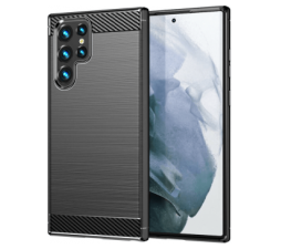 Slika 2 izdelka: Silikonski ovitek za Samsung Galaxy S26 Ultra 5G - mat carbon črn