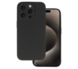 Slika 2 izdelka: Silikonski ovitek za Xiaomi 15T Pro - mat liquid črn 
