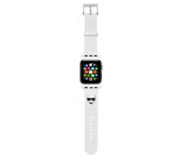 Slika 2 izdelka: Karl Lagerfeld silikonski pašček za uro za Apple Watch 38 / 40 mm - Choupettes Head bel - KLAWMSLCW