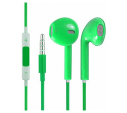 Slika 2 izdelka: Slušalke univerzalne 3,5 jack - zelene