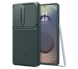 Slika 2 izdelka: Spigen Optik Armor silikonski ovitek za Samsung Galaxy S25 Ultra 5G - zelen
