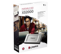 Slika izdelka: SSD Kingston prenosni 1TB XS2000, USB C 3.2, 2000/2000MB/s