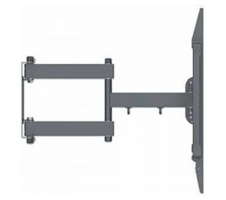 Slika 2 izdelka: Stenski TV nosilec roka 60''-100' MANHATTAN, 80kg, dvojna roka, naklon -15°do 5°, črne barve