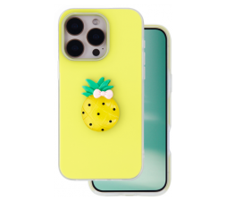 Slika izdelka: Tutti Frutti 2v1 silikonski ovitek za iPhone 16 Pro - rumen