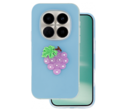 Slika izdelka: Tutti Frutti 2v1 silikonski ovitek za Xiaomi Redmi Note 15 Pro - moder