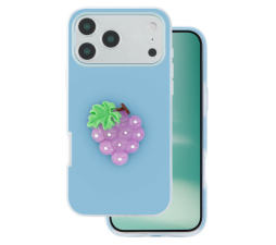 Slika izdelka: Tutti Frutti 2v1 silikonski ovitek za iPhone 17 Pro - moder