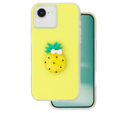 Slika 2 izdelka: Tutti Frutti 2v1 silikonski ovitek za iPhone 16e / iPhone 17e - rumen