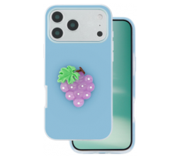 Slika 2 izdelka: Tutti Frutti 2v1 silikonski ovitek za iPhone 17 Pro - moder