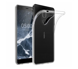 Slika izdelka: Ultra tanek silikonski ovitek za Nokia 5.1 Plus - prozoren