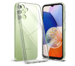 Slika 2 izdelka: Ultra tanek silikonski ovitek za Samsung Galaxy A18 - prozoren