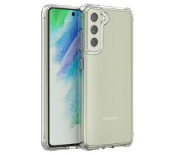 Slika 2 izdelka: Ultra tanek silikonski ovitek za Samsung Galaxy S21 FE G990 - prozoren