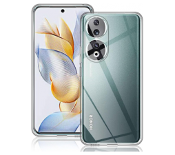 Slika 2 izdelka: Ultra tanek silikonski ovitek za Honor 90 - prozoren