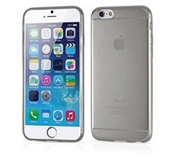 Slika 2 izdelka: Ultra tanek silikonski ovitek za iPhone 7 - prozoro črn