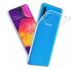 Slika 2 izdelka: Ultra tanek silikonski ovitek za Samsung Galaxy A40 A405 - prozoren