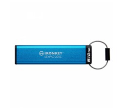 Slika izdelka: USB disk Kingston Ironkey 512GB Keypad 200C, USB-C 3.2, FIPS 140-3 Level 3, AES-256 bit, PIN