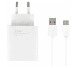 Slika 2 izdelka: Xiaomi adapter BHR6039EU MDY-11-EZ hišni polnilec USB A 33W s kablom Type C bel