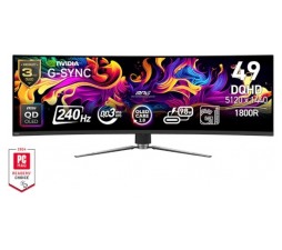 Slika izdelka: Zaslon MSI MPG 491CQPX QD-OLED 49" / DQHD / 240Hz / 0,03 ms (GTG) (črn) - nastavljiv po višini