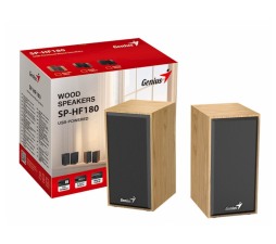 Slika 2 izdelka: Zvočniki genius SP-HF180,leseni,USB